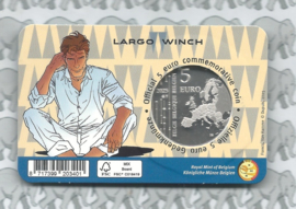 België 5 euromunt 2025 "Largo Winch", reliëf in coincard