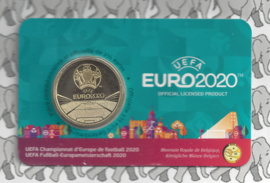 België 2,5 euromunt 2021 "UEFA EURO 2021" in coincard Franse versie