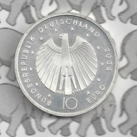 Duitsland 10 euromunt 2004 (12e) "Fifa Voetbal 2e uitgifte" (zilver).