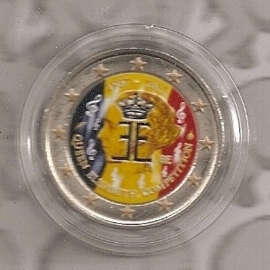 België 2 euromunt CC 2012 (9e) "75 jaar Elizabeth" (kleur 1)