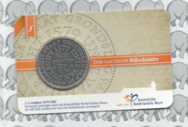 Nederland 2,5 gulden 1979 "400 jaar Unie van Utrecht 1579" (in coincard)