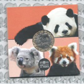 Frankrijk 5 euromunt 2026 "Panda's en koala"