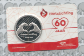 Nederland coincard 2024 (46e) "60 jaar hartstichting" (penning)