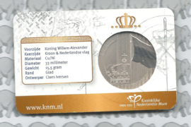 Nederland coincard 2013 (3e) "Willemspenning" (penning verkeerd om)