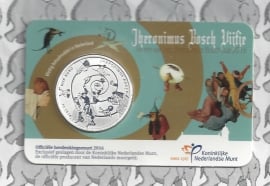 Netherlands 5 eurocoin 2016 "Jeroen Bosch" (in coincard)