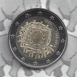 Estonia 2 Eurocoin 2015 "30 jaar Europese vlag"