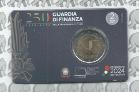 Italië 2 euromunt CC 2024 CC (35e) "250 Jaar Financiële Politie" in coincard