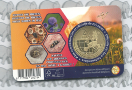 België 2,5 euromunt 2024 "De Bij in België" in coincard Nederlandse versie