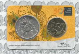 Nederland coincard 2023 "50 jaar Van Gogh Museum" (50 eurocent en penning)