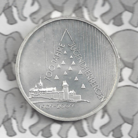 Duitsland 10 euromunt 2009 (43e) "100 Jaar Jeugdherbergen" (zilver).