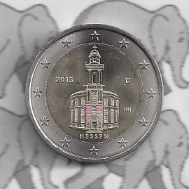 Duitsland 2 euromunt CC 2015 (14e)"Paulskirche in Frankfurt"