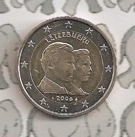 Luxemburg 2 eurocoin CC 2006 "Guillaume"