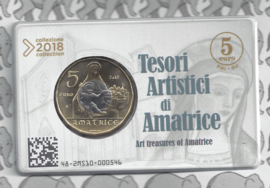 Italië 5 euromunt 2018 "Duomo di Amatrice" (in coincard)