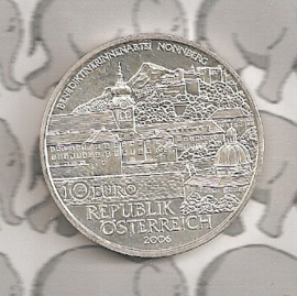 Oostenrijk10 euromunt 2006 (9e) "Nonnberg abdij" (zilver)