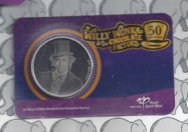 Nederland coincard 2021 "Willy Wonka and the Chocolate Factory" (penning)