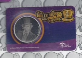 Nederland coincard 2021 (36e) "Willy Wonka and the Chocolate Factory" (penning)