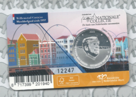 Nederland 5 euromunt 2023 (51e) "Willemstad Vijfje" (BU met nummer in coincard)