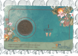 Nederland 2024 "Wilhelmina 1 cent 1913-1931", in coincard
