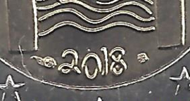 Malta 2 euromunt CC 2018 "Cultureel erfgoed", met muntteken Monnaie de Paris.