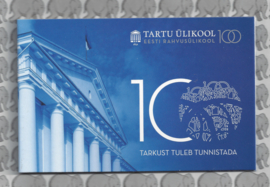 Estland 2 euromunt CC 2019 (8e) "100 jaar na de oprichting van de Esttalige Universiteit van Tartu" in coincard
