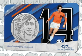 Nederland coincard 2026 (53e) "Johan Cruyff Legacy 2016–2026 – Penning in coincard (Oranje-Barcelona Editie)" (penning)
