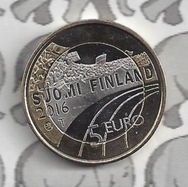Finland 5 euromunt 2016 (46e) "Sport, IJshockey"