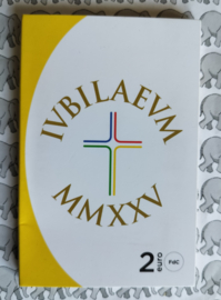 Italië 2 euromunt CC 2025 (37e) "Jubileum jaar" in coincard