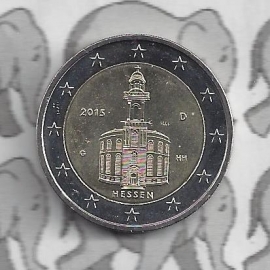 Germany 2 eurocoin CC 2015 "Paulskirche in Frankfurt" (letter G)