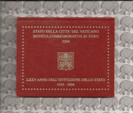 Vatican 2 eurocoin CC 2004 "St. Petersdom" (in blister)