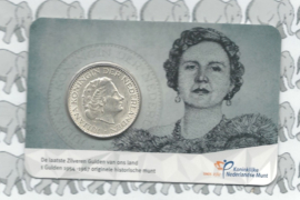 Nederland 2024 "Bijna 60 jaar afscheid zilveren Gulden", in coincard