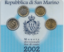 San Marino BU set 2002 "4 coins"