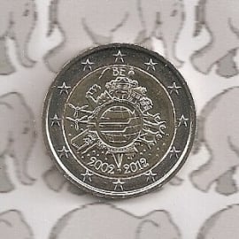België 2 euromunt CC 2012 (10e) "10 jaar euro"
