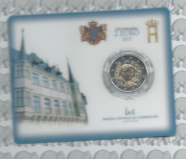 Luxemburg 2 euromunt CC 2023 (35e) "Groothertog Hendrik 25 Jaar lid van het Olympisch Comitè" (in coincard)