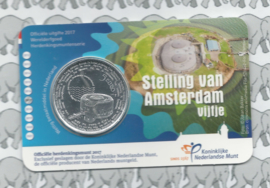 Nederland 5 euromunt 2017 (36e) "Stelling van Amsterdam vijfje" (in coincard)