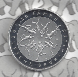 Duitsland 20 euromunt 2017 (8e) "50 jaar Duitse sporthulp", zilver