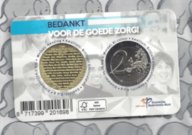 Nederland coincard 2022 "Munt voor de zorg" (2 euromunt en penning)