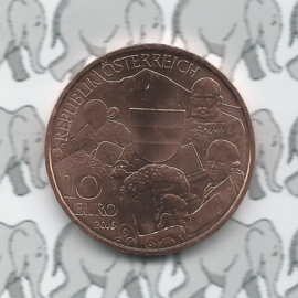 Oostenrijk 10 euromunt 2016 (29e) "Österreich" (Brons)