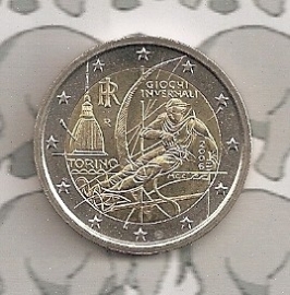 Italy 2 eurocoin CC 2006 "Olympische winterspelen"