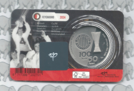 Nederland coincard 2024 (47e) "Feijenoord" (penning in blister)