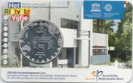 Netherlands 5 eurocoin 2013 "Rietveld Schröderhuis" (in coincard)