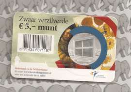 Netherlands 5 eurocoin 2011 "Het Schilderkunst vijfje" (in coincard)