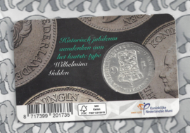 Nederland 2022 "100 jaar laatste type Wilhelmina-gulden", in coincard