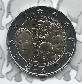 Luxemburg 2 euromunt CC 2015 (18e) "Dynastie"