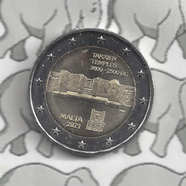 Malta 2 euromunt CC 2021 (21e) "Tempel van Tarxien"