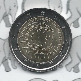 Italy 2 eurocoin CC 2015 "30 jaar Europese vlag"