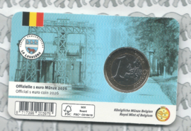 België NumisHainaut‘26, coincard met 1 euromunt (Hainut)
