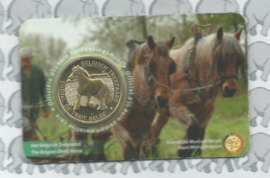 België 2,5 euromunt 2026 "Belgisch trekpaard" in coincard Nederlandse versie
