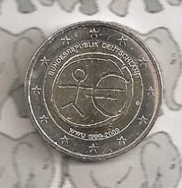 Germany 2 eurocoin CC 2009 "EMU"