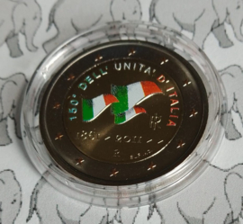 Italië 2 euromunt CC 2011 (9e) "150 jaar republiek" (kleur 2)