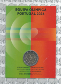 Portugal 2 euromunt CC 2024 (33e) "Deelname van Portugal aan de Olympische Spelen van 2024" BU in blister